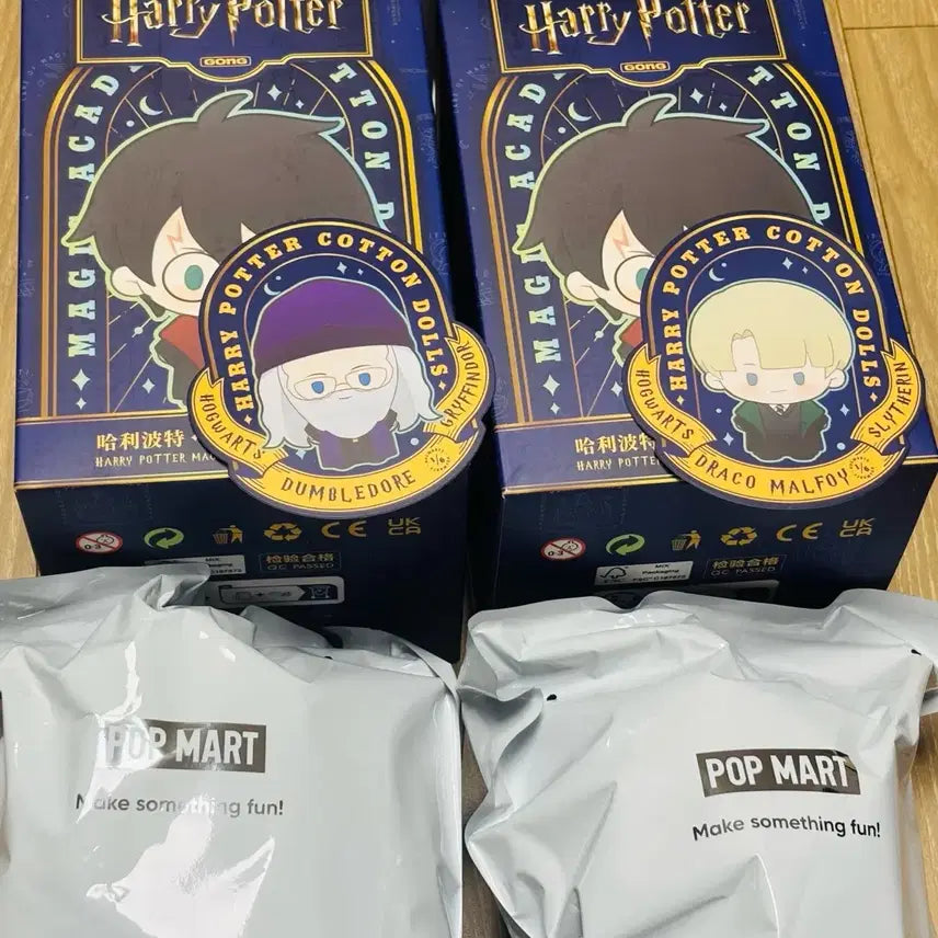 [BUNJANG] Pop Mart Harry Potter Draco Malfoy & Albus Dumbledore Figure Set / 팝마트 해리포터 인형 말포이, 덤블도어
