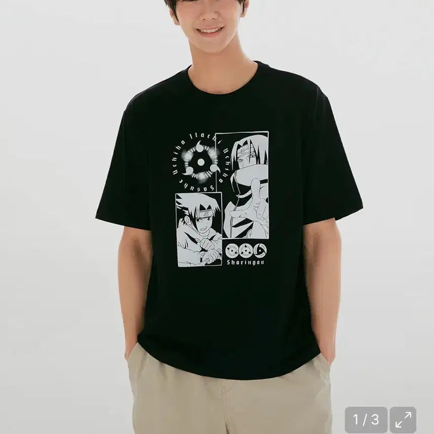 [BUNJANG] SPAO Naruto Collaboration T-Shirt Size S / 나루토 스파오 S