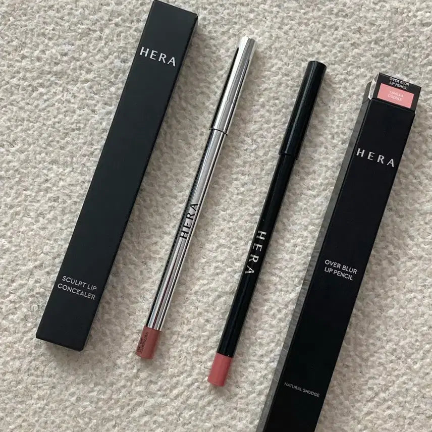[BUNJANG] Hera Over Blur Lip Pencil + Sculpt Lip Concealer / 헤라 오버 블러 립 펜슬 + 스컬프트 립 컨실러