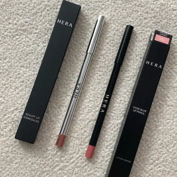 [BUNJANG] Hera Over Blur Lip Pencil + Sculpt Lip Concealer / 헤라 오버 블러 립 펜슬 + 스컬프트 립 컨실러