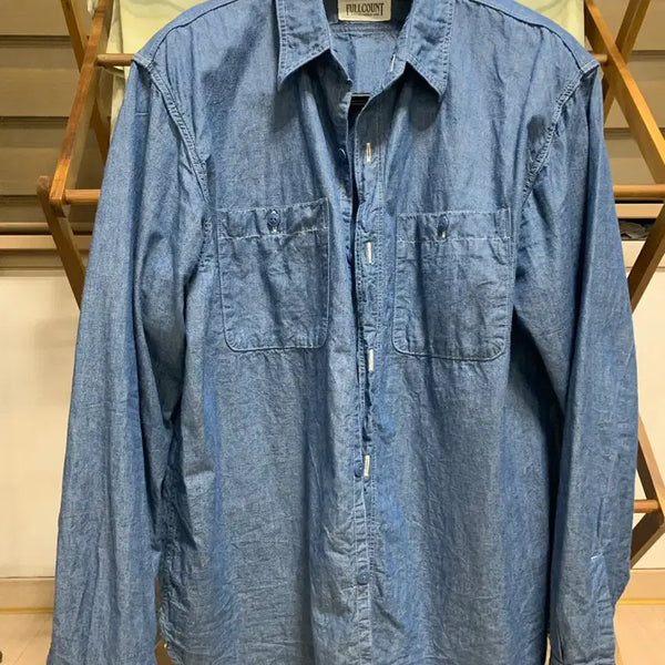 [BUNJANG] Fullcount Chambray Shirt / 풀카운트 샴브레이 셔츠 4810