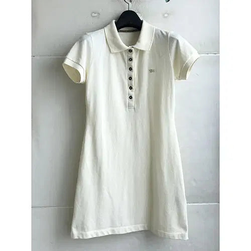 [BUNJANG] Beige Casual Cotton Blend Dress / 수입디자인 고급원피스 - 55/새거수준