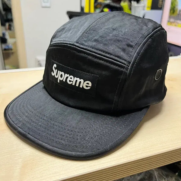 [BUNJANG] Supreme Double Weave Black Camp Cap / 슈프림 더블 위브 블랙 캠프캡