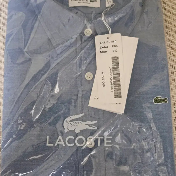 [BUNJANG] Lacoste Chambray Shirt Size 42 / 라코스테 샴브레이 셔츠 42