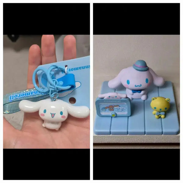 [BUNJANG] Sanrio Cinnamoroll Rare Keychain & Figure Set / 산리오 시나모롤 희귀 키링&피규어 세트