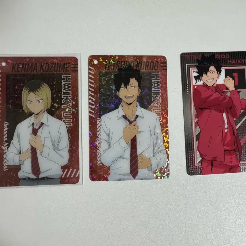 [BUNJANG] Haikyuu!! Nekoma Kenma Kozume & Tetsuro Kuroo Metal Photocard Bundle Set / 하이큐 네코마 켄마 쿠로오 메탈 포토카드 포카 일괄