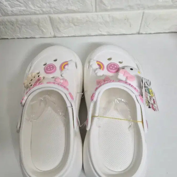 [BUNJANG] Women's Sandals Pink/White Size 240 / 여성용 샌들 핑크/화이트 240m 3개구매 20000원 이 신발 저도 신었는데 이쁘고 짱 편해요 진짜로~