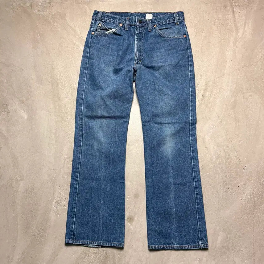 [BUNJANG] Levi's 517 Orange Tab 90s USA Bootcut Jeans (34/30) / [34/30] 90s USA 리바이스 517 부츠컷 오렌지탭 중청 연청