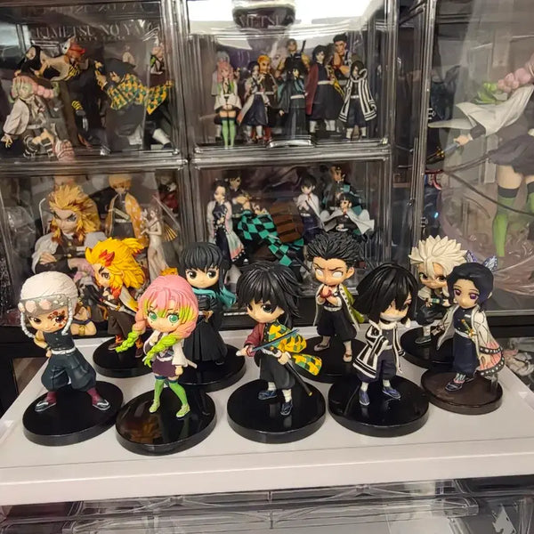 [BUNJANG] Demon Slayer Qposket Figure Set (9 Types) / 귀멸의 칼날 Qposket 피규어 주 9종 세트