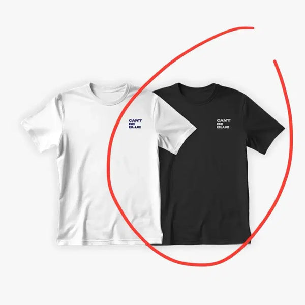 [BUNJANG] Cant Be Blue Logo T-Shirt XL / 캔트비블루 cant be blue 로고 티셔츠 XL