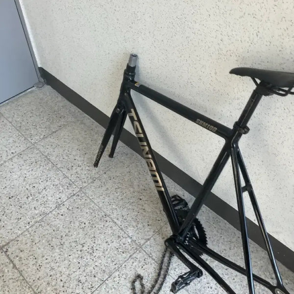 [BUNJANG] Tsunami SNM100 Black Gold Frame Single Speed Bicycle / 쓰나미 블랙 골드 프레임