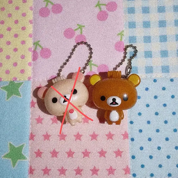 [BUNJANG] Rilakkuma Head Dangler Keychain / 리락쿠마 헤드 달랑이 키링