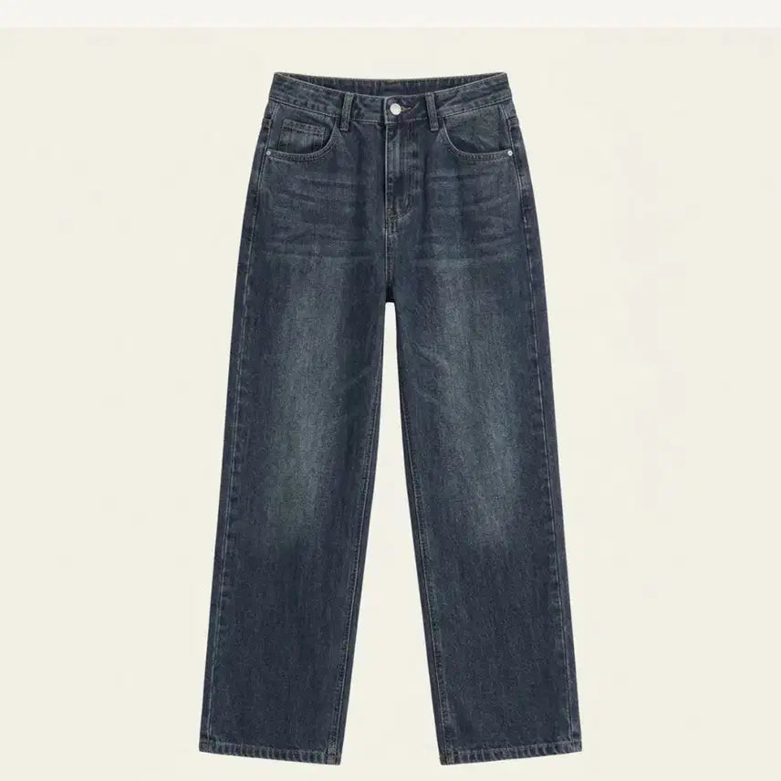 [BUNJANG] Vintage Washed Denim Pants (Size L) / 빈티지 워싱 데님팬츠L