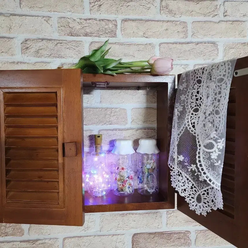 [BUNJANG] Solid Wood Wall Shelf / 원목 벽선반.악세사리소품선반