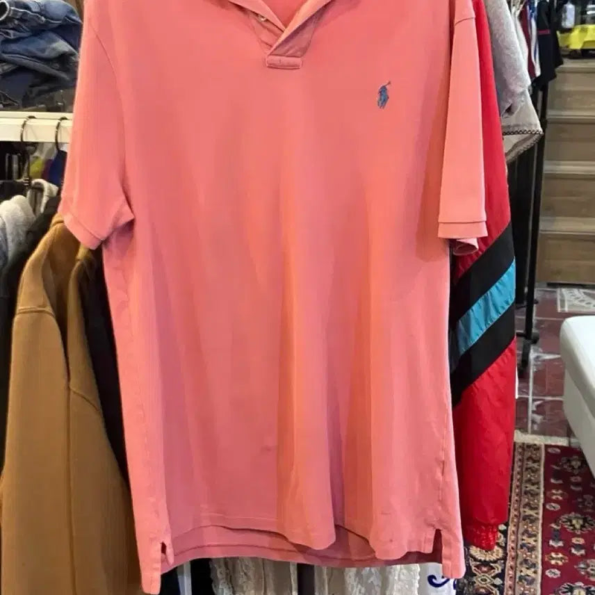 [BUNJANG] Polo Ralph Lauren Pink Polo Shirt XL / (정품) 폴로 핑크 카라티 XL 팝니다