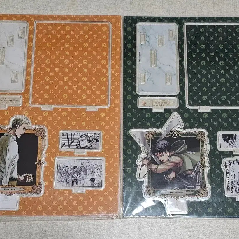 [BUNJANG] Attack on Titan Erwin Levi Original Art Exhibition Acrylic Stand (Sealed) / (미개봉) 진격거 엘빈 리바이 원화전 아크릴