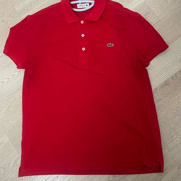 [BUNJANG] Lacoste Classic Polo Shirt Red / <정품>라코스테 클래식 카라티 레드 (FRS)