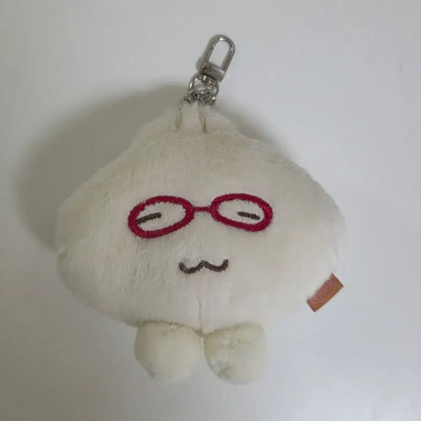 [BUNJANG] Pingru Glasses Mandu Doll Keyring / 핑루 안경 만두 인형 키링