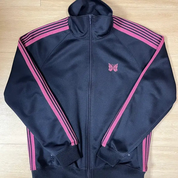 [BUNJANG] Needles Track Jacket Pink/Navy M / 니들스 트랙자켓 핑크/네이비 M사이즈