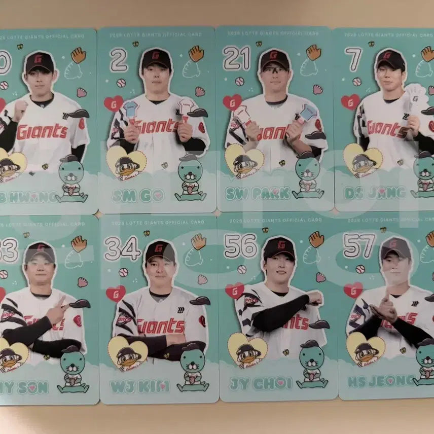 [BUNJANG] Lotte Giants Bonobono Photocard / 롯데자이언츠 보노보노 포토카드