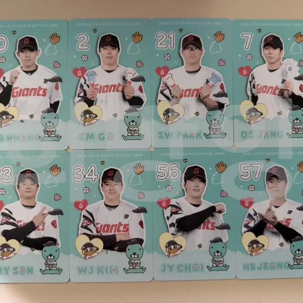 [BUNJANG] Lotte Giants Bonobono Photocard / 롯데자이언츠 보노보노 포토카드