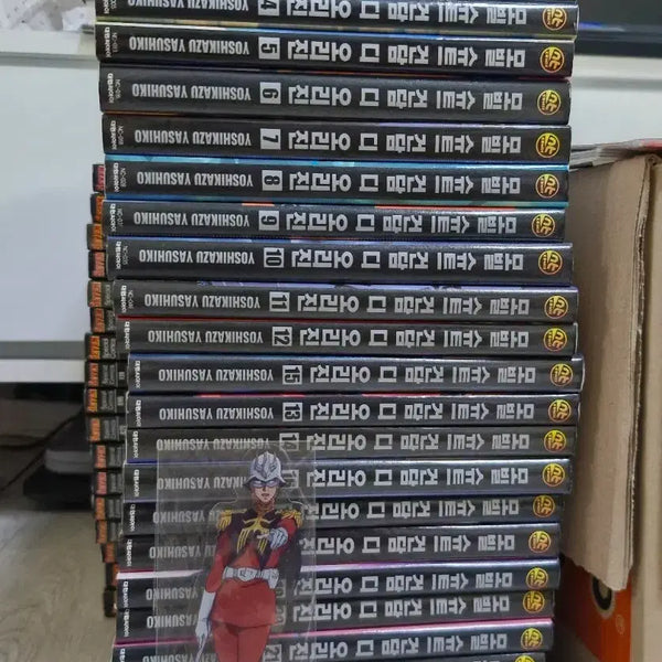 [BUNJANG] Mobile Suit Gundam The Origin Manga Complete Set Vol. 1-24 + Char Bookmark / 기동전사 건담 디 오리진 만화 전권 + 샤아 책갈피