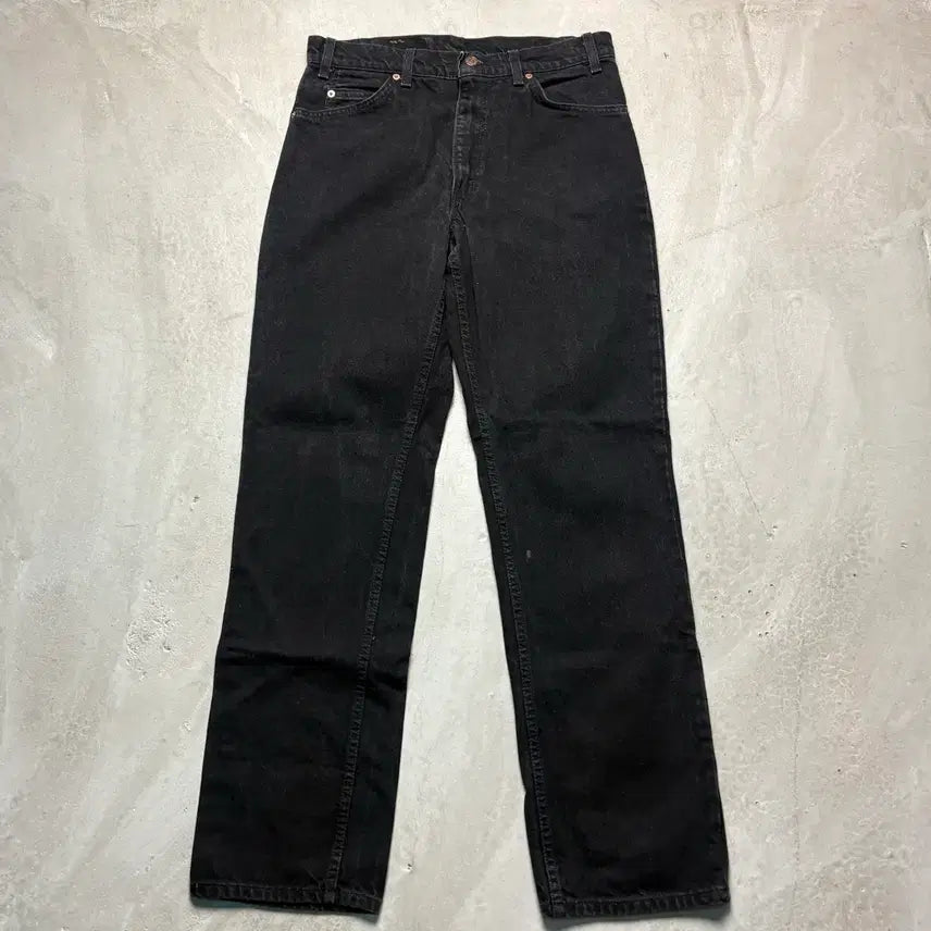 [BUNJANG] Levi's 517 Orange Tab Bootcut Jeans Black / [34/34] 90s USA 리바이스 517 부츠컷 오렌지탭 흑청 블랙