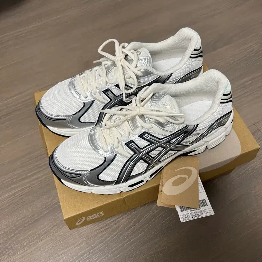 [BUNJANG] ASICS Gel Stratos MC White Running Shoes Size 275 / 아식스 젤 스트라터스 엠씨 화이트 275사이즈
