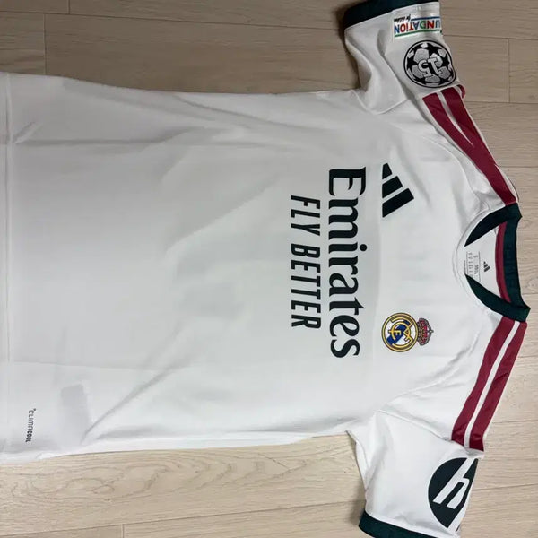 [BUNJANG] Adidas 25/26 Real Madrid Home Jersey Jude Bellingham Signed / 아디다스 25/26 레알마드리드 홈 유니폼 벨링엄 마킹