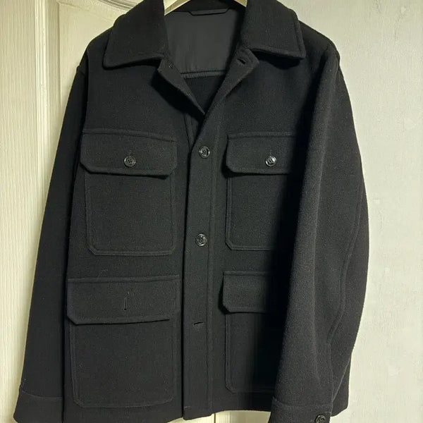 [BUNJANG] Lemaire Hunting Jacket Black Size 50 / 르메르 헌팅자켓 블랙 50