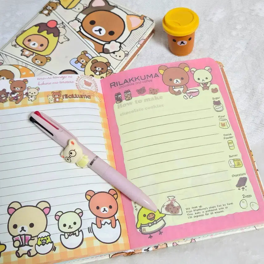 [BUNJANG] Rilakkuma A6 Diary Notebook / 리락쿠마 다이어리 노트 수첩