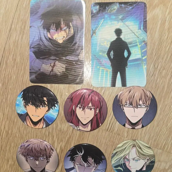 [BUNJANG] Dogulwang Lenticular Card & Can Badge Set / 도굴왕 렌티큘러 카드 2종 및 캔뱃지 6종