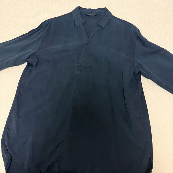 [BUNJANG] Time Homme Dark Navy Shirt (Size 100-105) / 타임옴므 다크네이비 셔츠 100-105 사이즈
