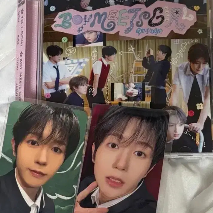 [BUNJANG] NCT WISH Japan Boy Meets Girl Gakuran Set Ryo Bundle Set Mumo Shop POB Photocard / 엔시티위시 일본 보밋걸 료 가쿠란 세트 단체반 무모샵 양도