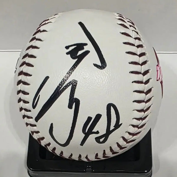 [BUNJANG] Yuto Kanakubo Signed Baseball (KBO Logo Ball) / 카나쿠보 유토 키움 로고볼 싸인볼