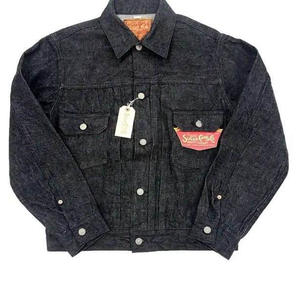[BUNJANG] Sugar Cane SC15650 Black Denim Jacket Size 38 / 슈가케인 sc15650 블랙 데님자켓 38사이즈 새제품