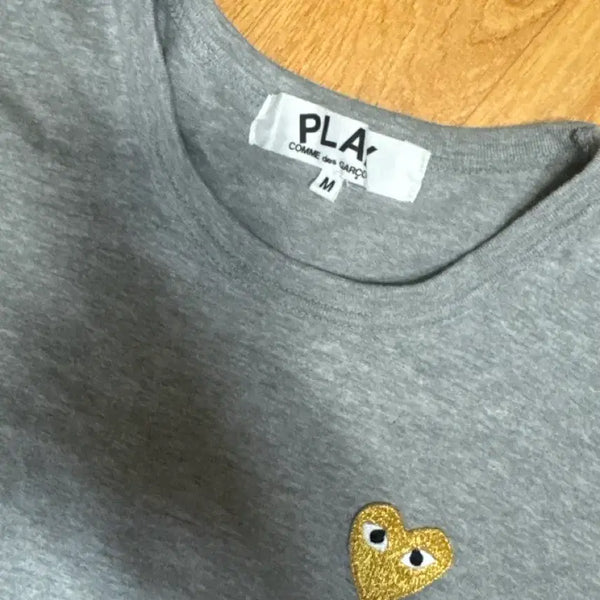 [BUNJANG] Comme des Garçons Gold Emblem Short Sleeve T-Shirt / 꼼데가르송 골드와펜 반팔