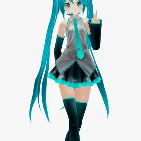 [BUNJANG] Hatsune Miku Cosplay Set - Size M (Excluding Wig) / 하츠네 미쿠 코스프레 M 가발 제외 올풀셋