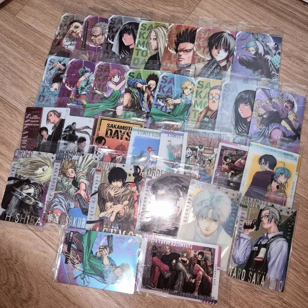 [BUNJANG] Sakomoto Days Complete Set Original Illustration Card Set (Sealed) / 전종 미개봉 일괄) 사카모토데이즈 웨하스 원화 일러스트 카드 세트