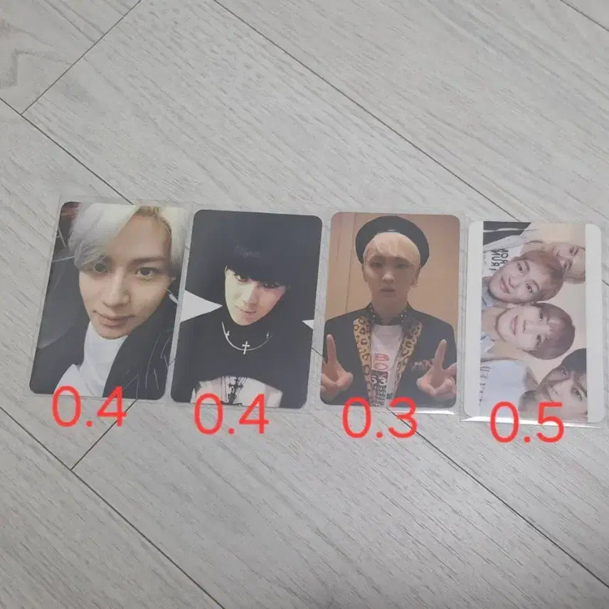 [BUNJANG] SHINee Photocard / 샤이니 포카