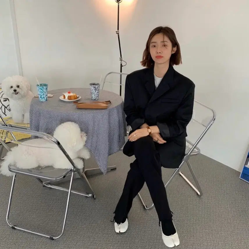 [BUNJANG] Dunst 2-Way 3-Button Wool Blazer Jacket (Small) / [던스트] 2-WAY 3버튼 울 블레이저 자켓 (스몰)