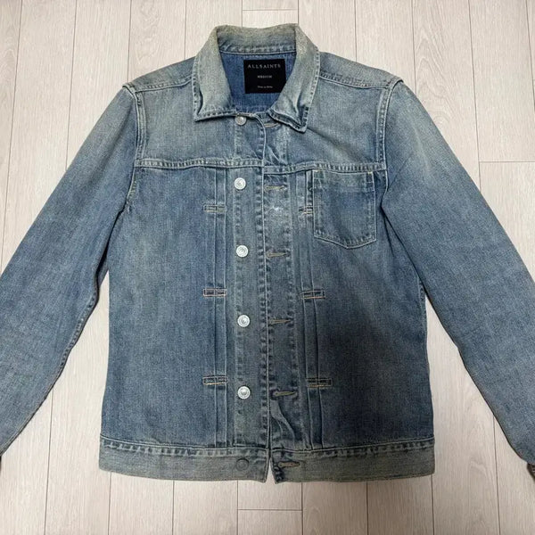 [BUNJANG] AllSaints Washed Denim Jacket / [M]올세인츠 청자켓