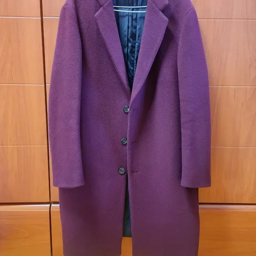[BUNJANG] Men's Burgundy Coat L Size / 버건디 남자 코트 L사이즈