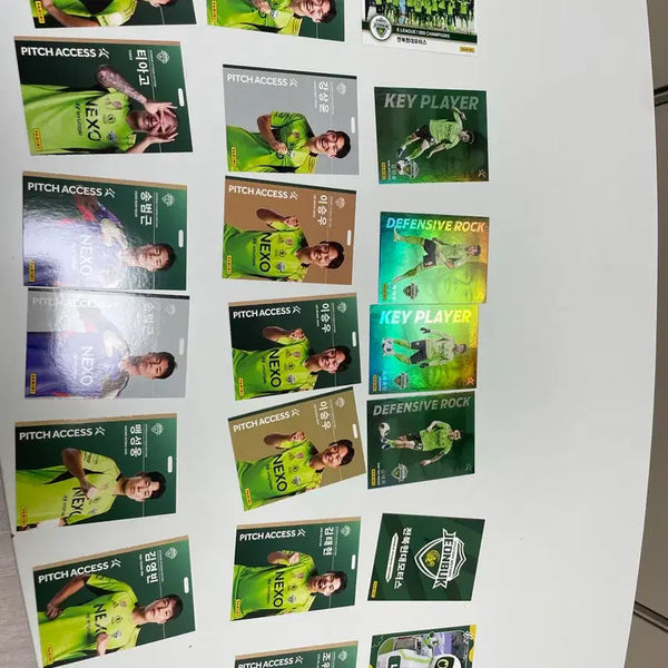 [BUNJANG] Jeonbuk Hyundai 2026 Panini Card Bundle Set (20 cards) / 전북현대 2026 파니니 20장 일괄