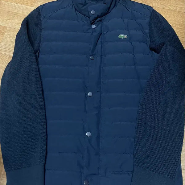 [BUNJANG] Lacoste Knit Padded Jacket Size 100 (50) / 라코스테 니트패딩 100사이즈 (50사이즈)