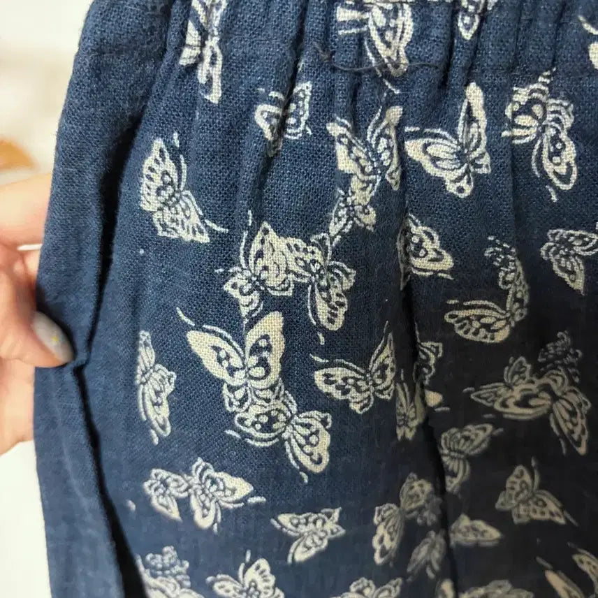 [BUNJANG] Vintage Butterfly Midi Skirt / 빈티지 나비 미디스커트 카모메산장