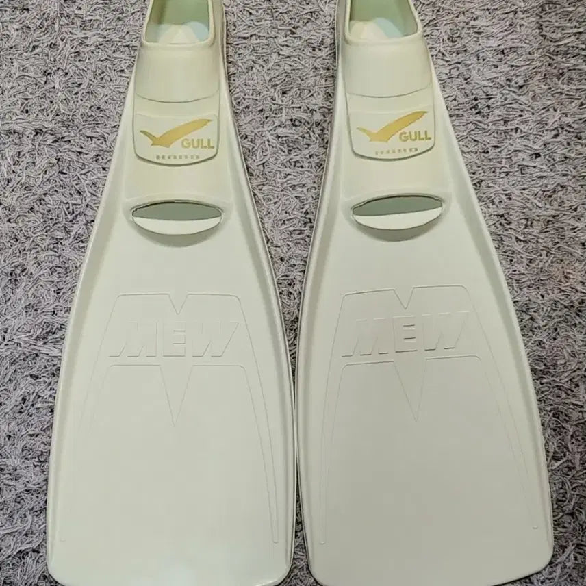 [BUNJANG] GULL MUPIN Duck Feet Fins - Ivory / GULL 걸 뮤핀 오리발 S