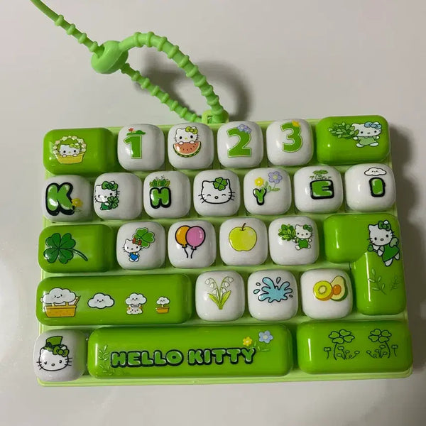 [BUNJANG] Hello Kitty Giant Keycap Keyboard Keychain / 새상품 헬로키티 대왕 키캡 키링 키보드