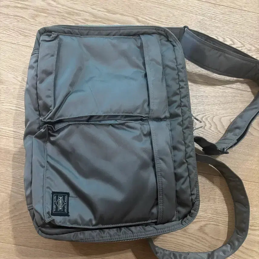 [BUNJANG] Porter Classic Shoulder Bag Grey / 포터 클래식 가방 숄더백 그레이