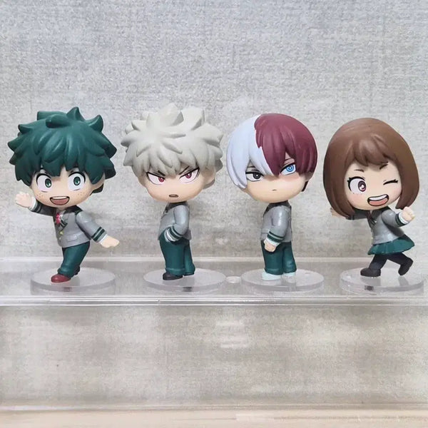 [BUNJANG] My Hero Academia 'Look Back' Gacha Figures - Midoriya, Todoroki, Bakugo, Uraraka Set / 나히아 뒤를 돌아봐요 가챠 피규어 미도리야 쇼토 바쿠고 토도로키 우라라카